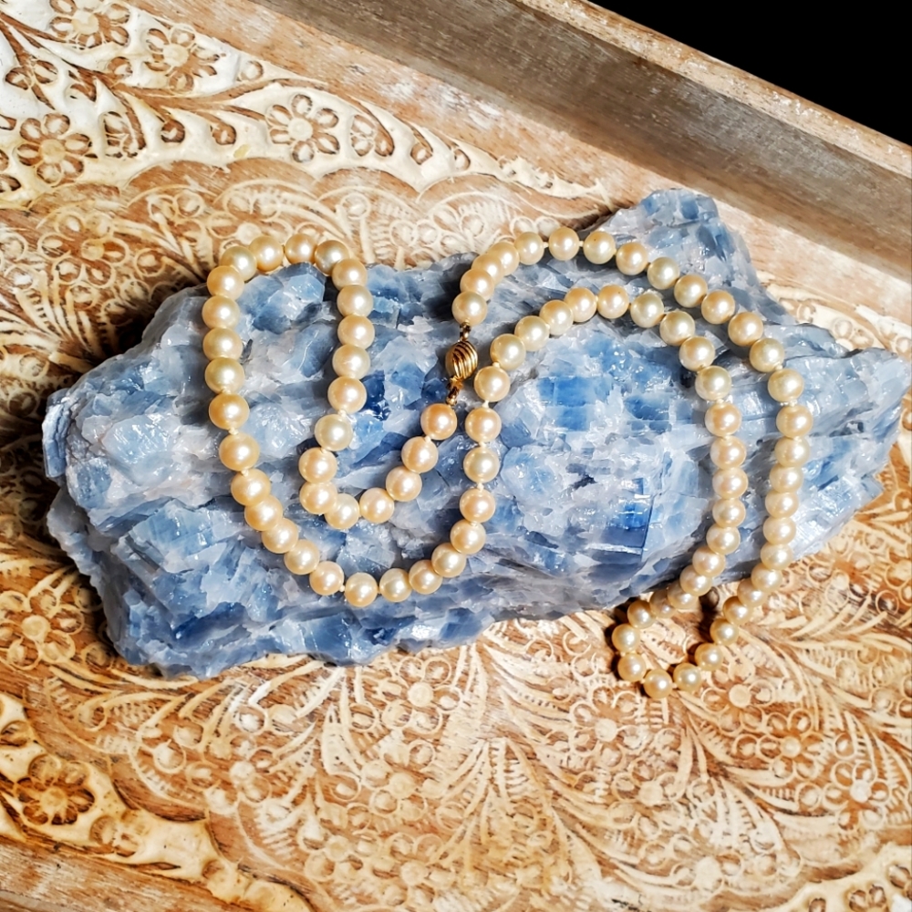 Vintage Marvella Faux Pearl Necklace